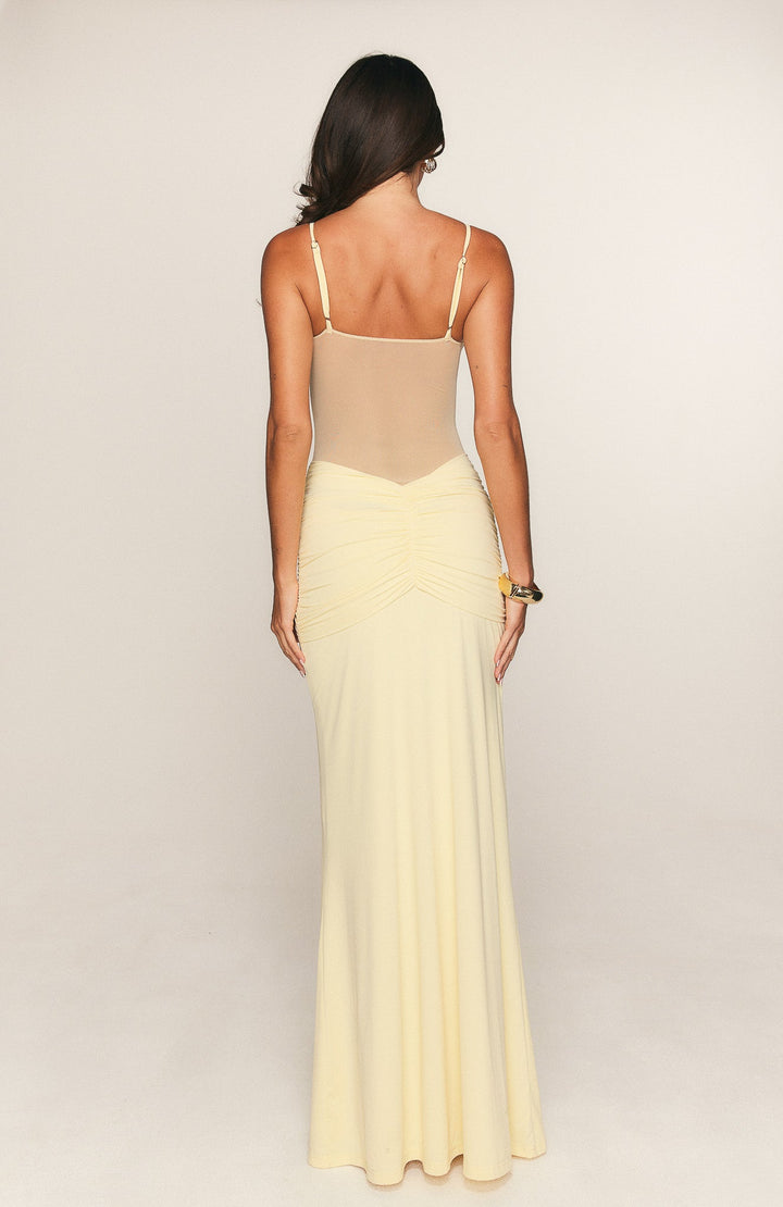 Lemon Confetti Maxi Dress