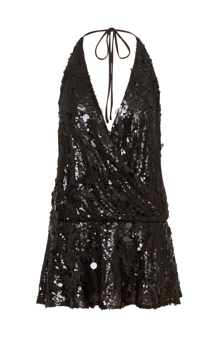 Chocolate Spark Mini Dress