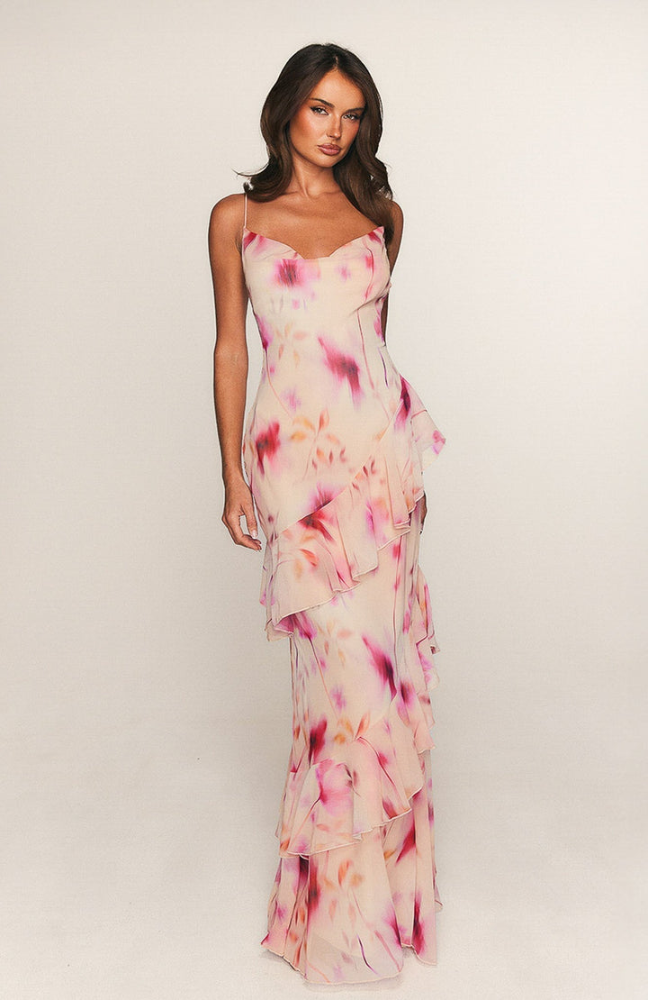 Champagne Garden Maxi Dress