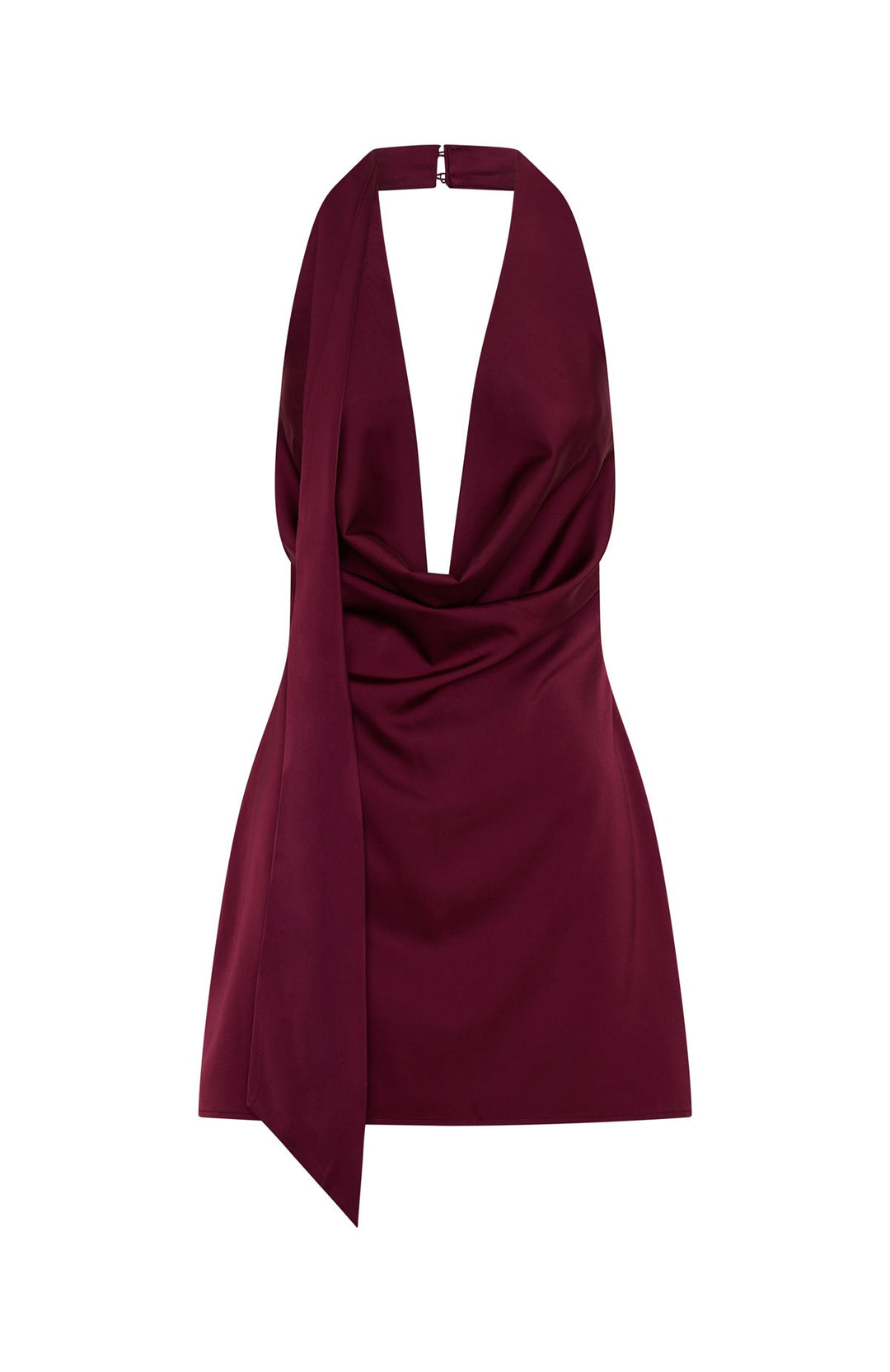 Burgundy Eclipse Mini Dress
