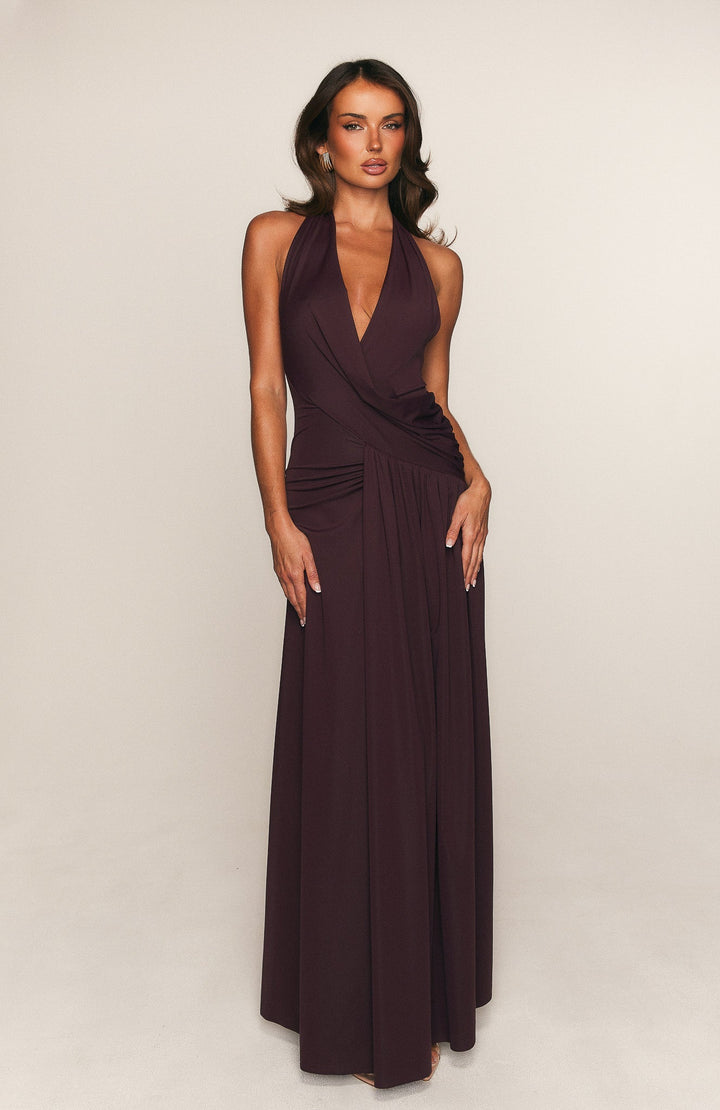 Cherry Illusion Maxi Dress