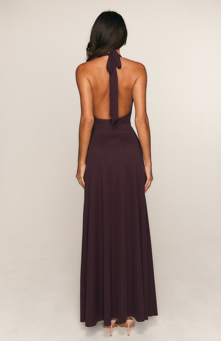 Cherry Illusion Maxi Dress