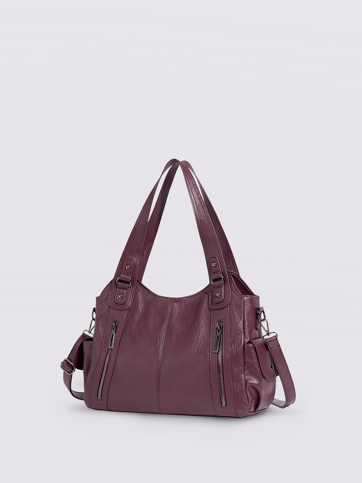 Duttini | Multi-Pocket Shoulder Bag, Adjustable Strap