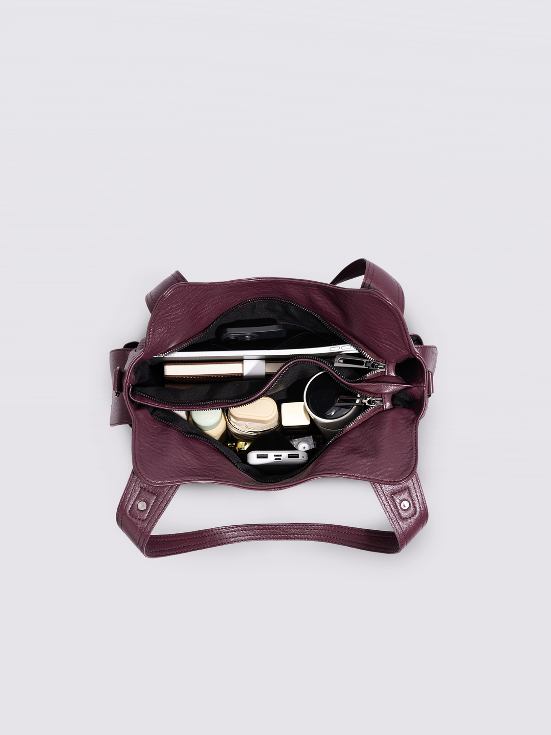 Duttini | Multi-Pocket Shoulder Bag, Adjustable Strap