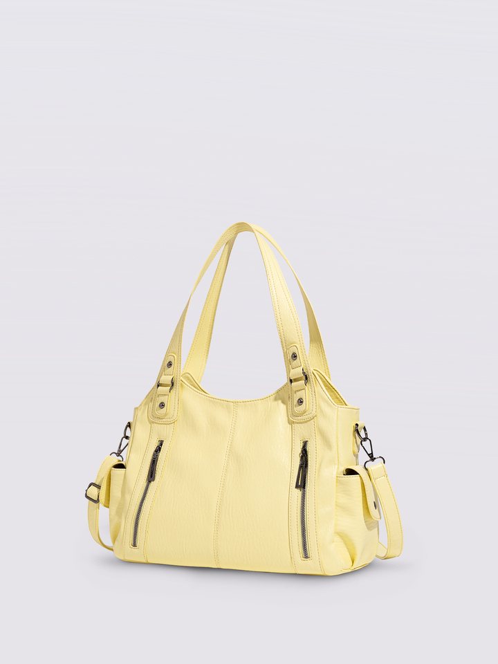Duttini | Multi-Pocket Shoulder Bag, Adjustable Strap