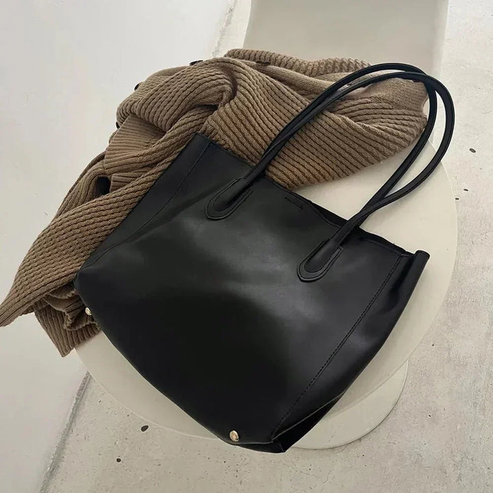 Duttini | Vegan Leather Tote Bag – Spacious Everyday Handbag